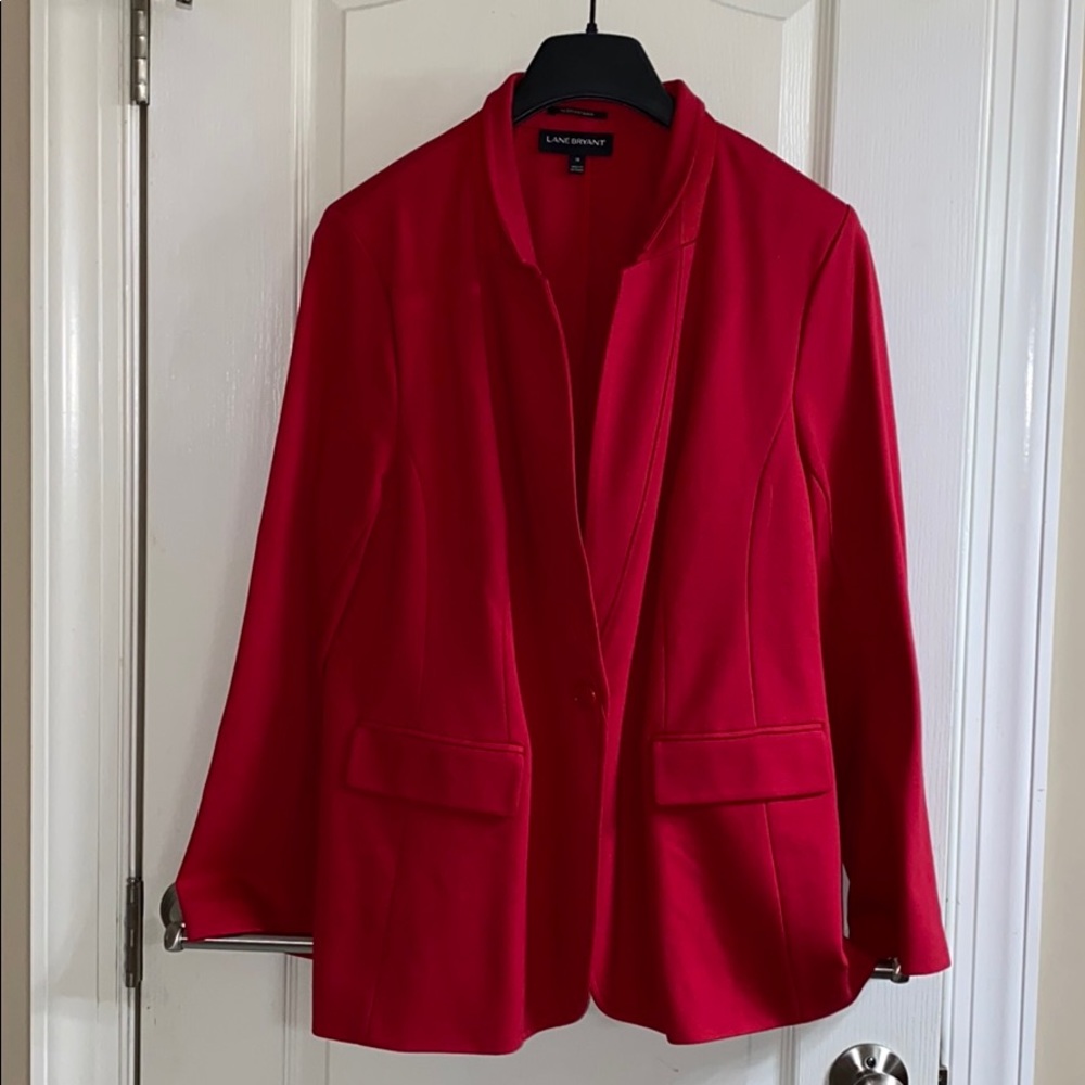 The Bryant - Lane Bryant Red Blazer Size 18